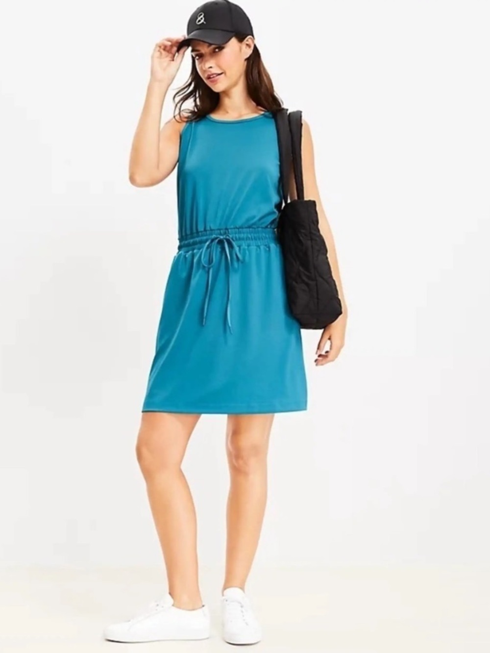 Lou & Grey Luvstretch Drawstring Dress size XL